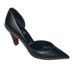 Christian Louboutin Black Studded Heels